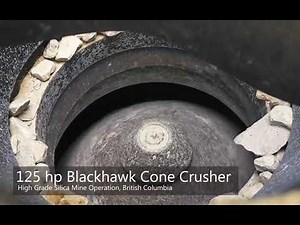 Sepro Blackhawk Cone Crusher In Action | For Heavy-Duty Mining and Aggregate Applications