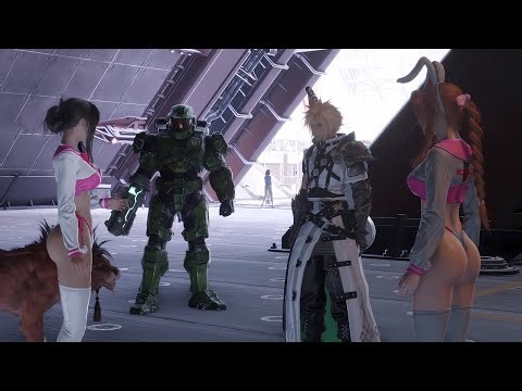 is this the best FF7 rebirth MOD bunny girl showcase?!