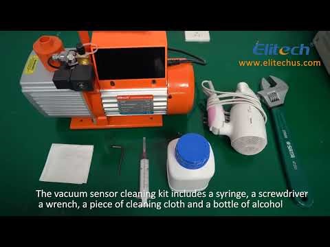 How to clean the vacuum sensor?