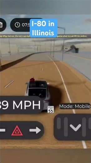Interstate 80 in Illinois #stateofillinois #robloxdriving