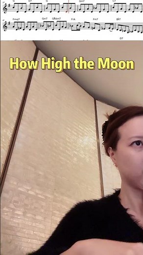 How High the Moon | Jazz Violin Solo + Sheet Music 🎻✨