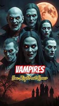 Unknown Vampires Across Cultures | Dark Folklore Legends