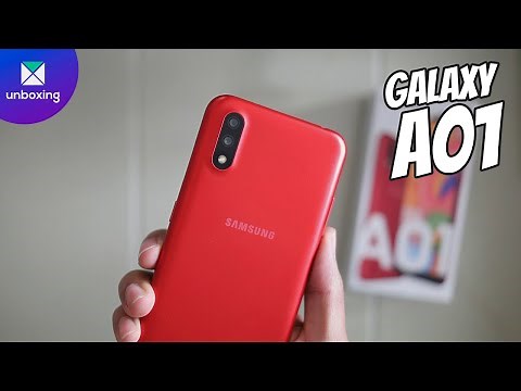 Samsung Galaxy A01 | Unboxing in Spanish