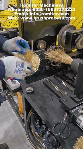 Automatic Steel Wire Wheel Brush Making Machine