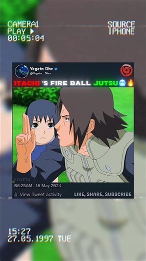 Even Fugaku was shocked by Itachi's Fireball... 🤯🔥