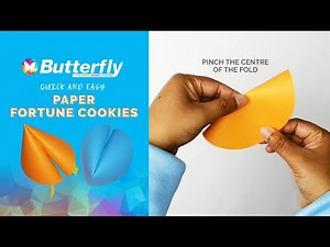 How to make your own Paper Fortune Cookies