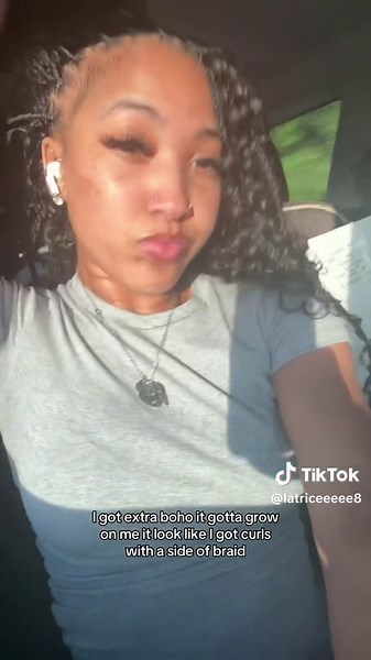 Boho Braids Hairstyle Ideas with Curls and Braids