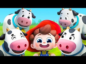 Learn Colors with Farm Animals | The Cow Named Lola | Nursery Rhyme & Kids Songs | BabyBus