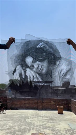 Sajid Amiri on Instagram: "aluminium mesh... . . . . . #art #artisan #artistoninstagram #meshart #artcommission #miamimakeupartist #artspace #sculpture #artspace #artistoninstagram #art_spotlight #artistoninstagram"