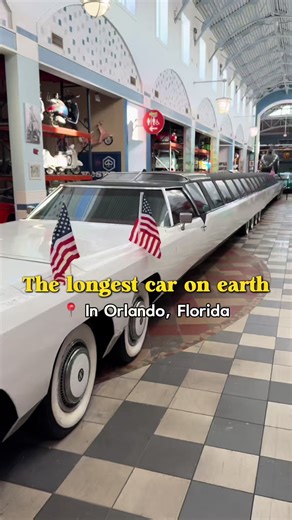 Ranked 2nd Best Auto Museum in the U.S., the @Orlando Auto Museum at @Dezerland Park Orlando is home to the longest car in the world, officially recognized by Guinness World Records. The museum features 2,000 vehicles valued at over $200 million across 20 themed rooms, including movie cars, vintage classics, the Batcave with screen-used Batmobiles, the world’s largest James Bond vehicle collection, and military vehicles from past American wars. 📍 5250 International Drive, Orlando, FL 🕒 Hours: 