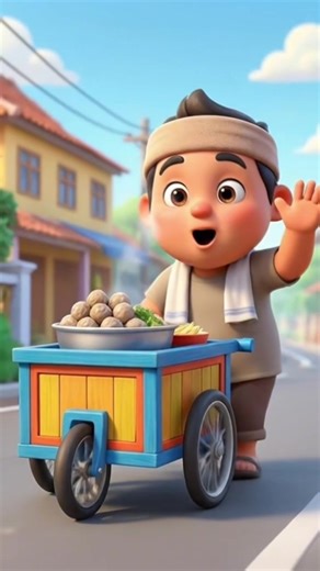 Siapa yang suka makan bakso tanpa saus cabai?#laguanak #laguanakindonesia #anakkambingsaya #lagu #abangtukangbakso