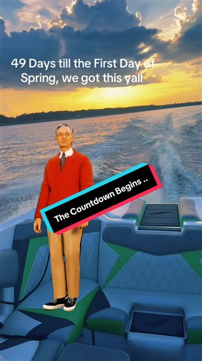 ✨ 49 days until the first day of spring ✨ Let the countdown begin to boating season, longer days, warm temps, golden sunsets & that time change glow 🌅🚤☀️