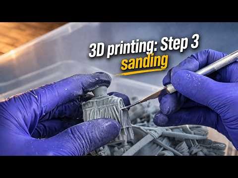 3D Printing Step 3: Sanding