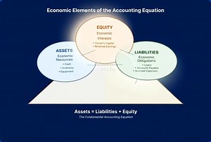 Accounting Equation Assets = Liabilities Owner’s Equity This is the cornerstone of double-entry bookkeeping, ensuring that a company's balance sheet always remains in balance. It reflects that all resources owned by a business (assets) are funded either through borrowing (liabilities) or by the owners' contributions and retained profits (equity). | Financial Accounting