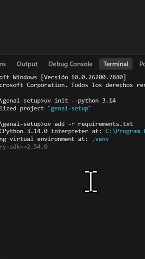 Entorno Python para IA Generativa