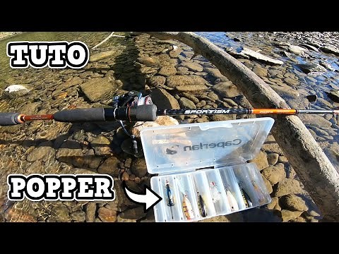 How to fish for perch with a POPPER - TUTORIAL - Gear, lures, activities, spots
