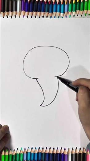 Easy Drawing: Cute Shark 🦈