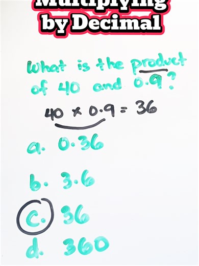 Multiplying by Decimal #math #mathtutorial #mathtricks #multiplyingdecimals #decimal