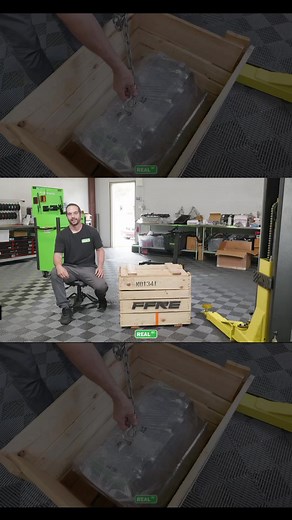 When your new engine gets delivered 😀. This is a unboxing of a FFRE 2000HP Ford 5.0L Coyote Engine Short block. In this video you will find tips that will help you when you receive a new engine. #Realstreetperformance #realst #realstreet #ffre #fastforwardraceengines | Real Street