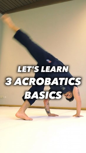 3 Acrobatic Basic Moves #acrobatics #tutorial #movement