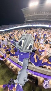 Student section is on FIRE 🔥 #TCU #GoFrogs #FrogsBy90 🎥: @meritwags | TCU – Texas Christian University