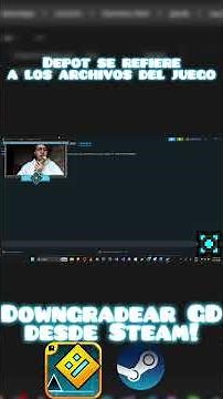 Como DOWNGRADEAR Geometry Dash desde Steam (volver a Geode) #geometrydash