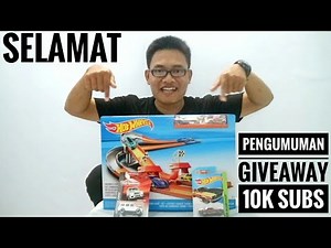 PENGUMUMAN GIVEAWAY 10K SUBS! HW SUPERTREASUREHUNT, HOTWHEELS TRACKSET, MAJORETTE