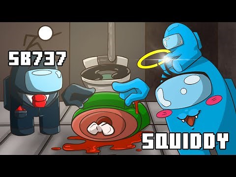 SB737 KILLED IN THE BATHROOM!! - AMONG US (AIRSHIP MAP)