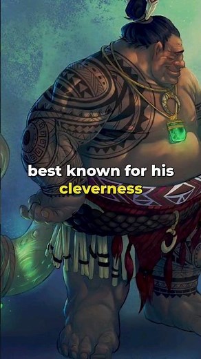 The Legend Of Maui - The Demigod Who Fished Up The Hawaiian Islands. #shorts