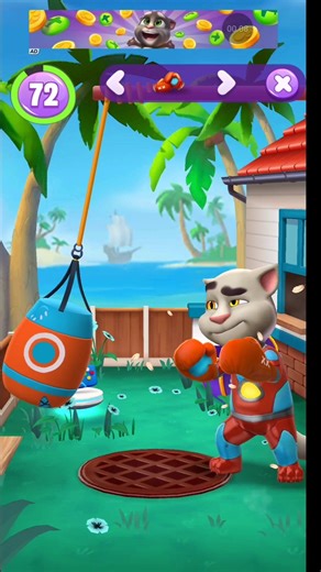 Talking Tom 2 training Boxing 🥊 Gameplay #shorts #talkingtom2 #mytalkingtom2