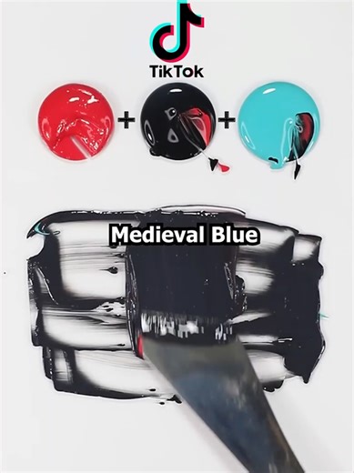 Tiktok Logo Color Mixing Challenge 🎨 #asmr #satisfying #tiktokchallenge