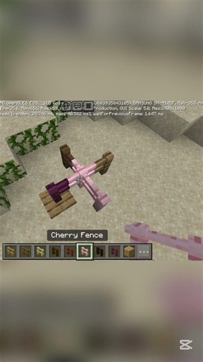 minecraft fence don't like this colour 😲#shorts