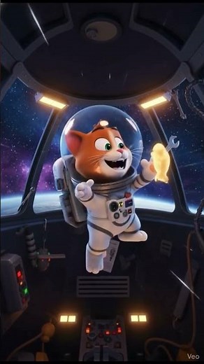 Cat Travels to Space 🛸 Meets Alien Cats 👽 | Funny 3D Animation #shorts #animation