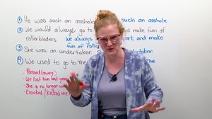 In this new video from Ronnie, learn 3 ways to talk about people and events in your past! Ronnie will show you how and when to use "to be", "would", and "used to". You'll also learn polite and informal ways to say that someone died, like "pass away" or "croak". | engVid