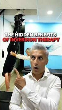 AMAZING *SPINAL DECOMPRESSION* THROUGH INVERSION THERAPY😱💥