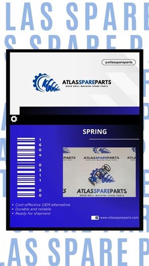 1604 0311 00 – SPRING | High-Strength Compression Spring for Drilling Machinery