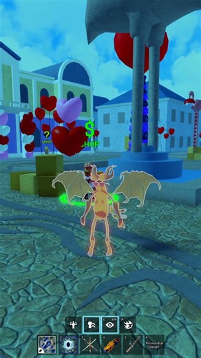 Blox Fruits Heart Glasses Showcase #bloxfruits #roblox #shorts