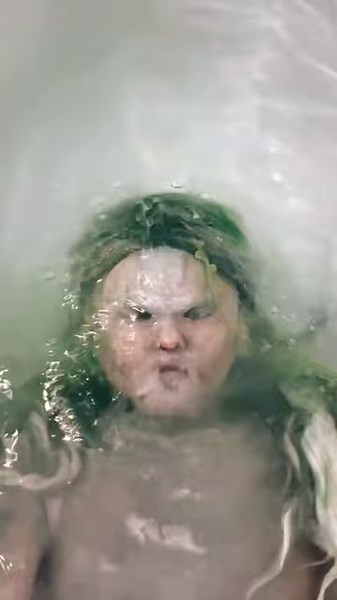 Historically accurate mermaid makeup reveals a dark oceanic look