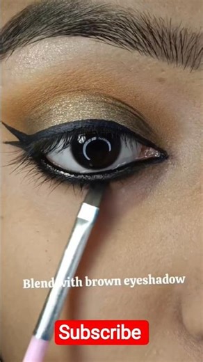 two minutes eye makeup tutorial #makeup #eyemakeup #easy eye makeup