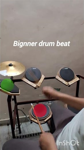 bignner drum beat like and subscribe