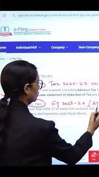 How to pay Income Tax Online #tax