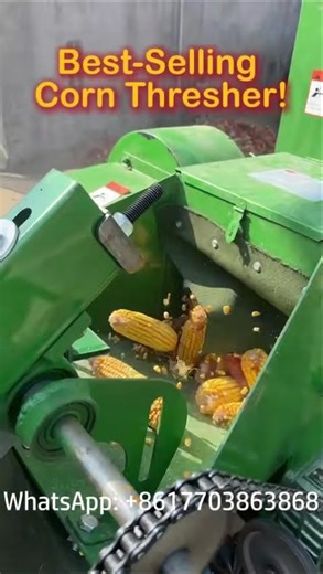 Best Selling Corn Thresher Machine with Automatic Feeding Chain