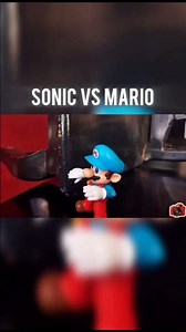 MARIO BROS VS SONIC #stopmotion #stopmotionanimation #sonic #mariobros #vypシ #pvz #reels