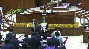 In this morning session, the newly sworn-in lawmakers of the National Assembly gave their approval to the new president and vice presidents of the Assembly as well as to the new government cabinet led by Prime Minister Hun Manet. | Khmer Times | Facebook