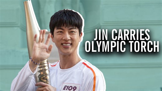 18K views · 3K reactions | Jin of BTS just made a dynamic appearance at the Olympic Torch Relay! | Access | Facebook