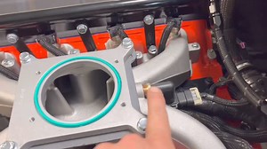 MAP sensor on a Vintage LS build. When you swap to a single plane intake you have to swap a few sensors to make it work. Don’t worry though, it’s simple. You will mount your MAP sensor on the back of the single plane intake like pictured on the video. I got the 90 from Oreillys. It’s plug and play from there. You will also swap your MAF sensor to a AIT sensor and mount to the bottom of the air intake. This will require you to tune your computer to a “Speed Density Tune” which means you disable t