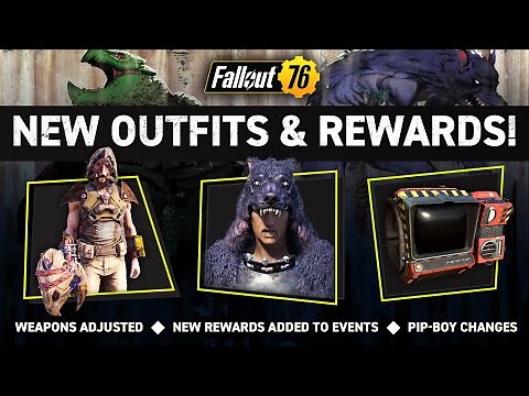 NEW OUTFITS & UPDATED REWARDS coming to Fallout 76!