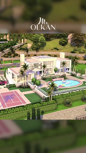 Malibu Manor Speed Build & Download | Sims 4 Mansion Build