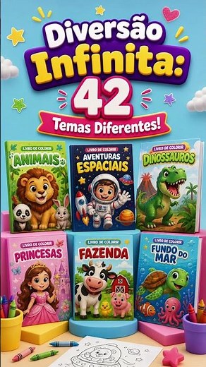 42 livros de colorir para crianças- Downloads