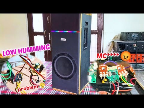 Tower Speaker Low Humming Problem 😡 | 100% Working Fix!